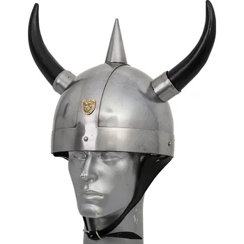 Replika zbraně Lord of Battles Fantasy vikingská helma s odnímatelnými rohy - Outlet
