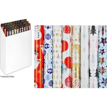 Balící papír Bal.papír vánoční role 2x0,7m