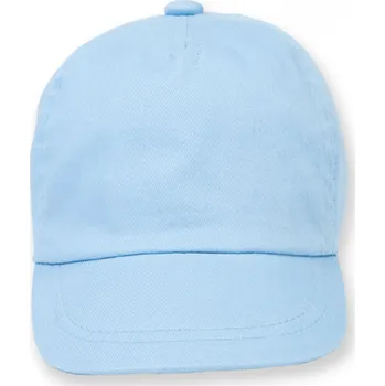 Kšiltovka Larkwood Dětská keprová čepice pro děti od 6 měsíců do 5 let Barva: modrá světlá, Velikost: 6-12 měsíců LW090