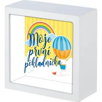 Pokladnička Dárková pokladnička 16 x 16 x 6 cm