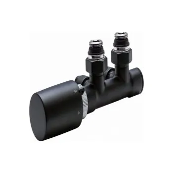 Ventil H ventil + Nerezová hlavice, černý, - rohový