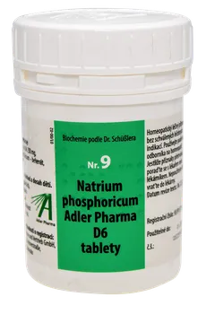 Homeopatikum Adler Pharma Natrium phosphoricum D6 1000 tbl.