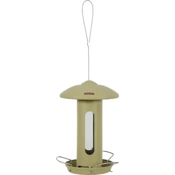 Pro ptáka Zolux Solo II venkovní kovové krmítko zelené
