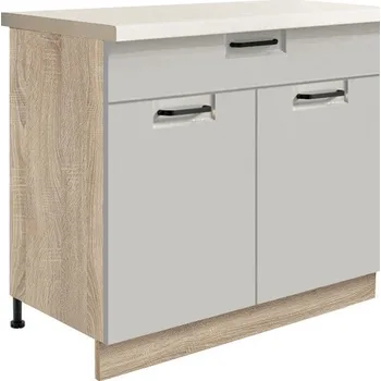 Kuchyňská skříňka OLIVIA latté spodní skříňka 7D "90"