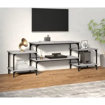 Obývací pokoj vidaXL TV skříňka 157 x 35 x 52 cm kompozitní dřevo [826320] Barva: šedá sonoma
