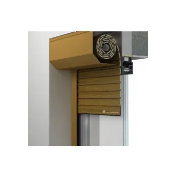 Roleta Venkovní hliníková roleta s motorem 1300 x 1015 mm - Bílá (Dodatčná montáž)