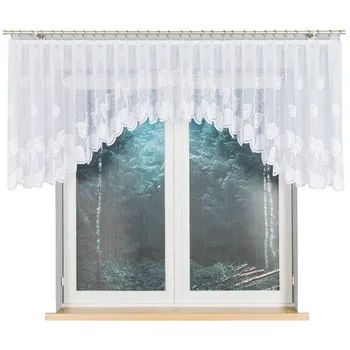 Záclona My Best Home Nora krátká oblouková záclona bílá