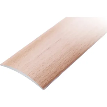 Podlahová lišta ACARA AP1 přechodová lišta samolepící, hliník + dýha nelakovaná buk, 40 mm, 0,9 m APD N4011-SK/0,9