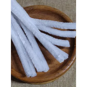 Hobby drát Chlupaté modelovací drátky Ø15 mm délka 30 cm barva bílá