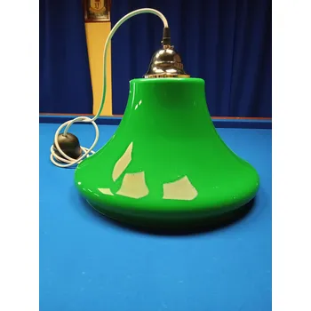 Kulečníková lampa SAMOSTATNÁ LAMPA TRANSPARENTNÍ ZELENÁ 33CM