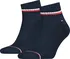 Pánské ponožky Tommy Hilfiger Iconic Quarter 100001094 2 páry tmavě modré