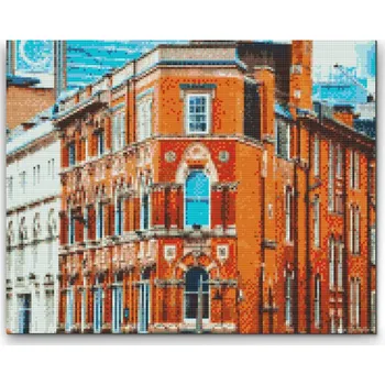 Diamantové malování Diamantové malování - Birmingham, Anglie Velikost: 30x40cm, Rámování: Pouze srolované plátno, Diamanty: Kulaté
