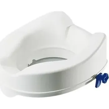 WC sedátko Nástavec na WC Thuasne W1840 II—S upevněním 10 cm, bez poklopu