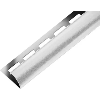 ACARA SP12 ukončovací lišta C, nerez V2A kartáč, 12,5 mm, 2,5 m AAEOK 125