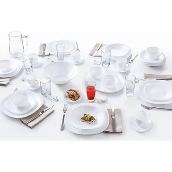 Jídelní set Jídelní servis Carine Neo White 100-dílů LUMINARC D-SKU 11099