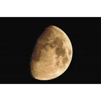 Diamantové malování Diamantové malování - Noční měsíc Velikost: 40x60cm, Rámování: Pouze srolované plátno, Diamanty: Kulaté