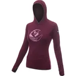 Sensor Merino Upper dámská mikina, klokanka Fox M Port red Fox