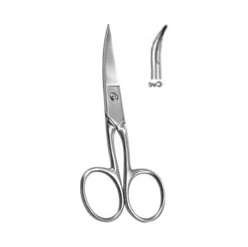 Nůžky na nehty, zesílené zahnuté 9 cm S/M PAK K.T.S. 41152