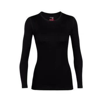 Icebreaker Tech LS Crewe Women (104387) Black001 černá XS