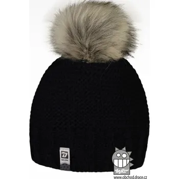 Čepice Dráče Dětská pletená čepice Rainbow - vzor 02, tmavě modrá