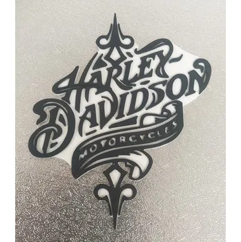 Harley - Davidson č.4 - plastová dekorace - bez trnu