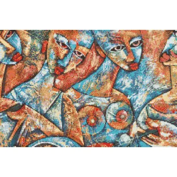 Diamantové malování Diamantové malování - Umění malba Velikost: 40x60cm, Rámování: Pouze srolované plátno, Diamanty: Čtvercové