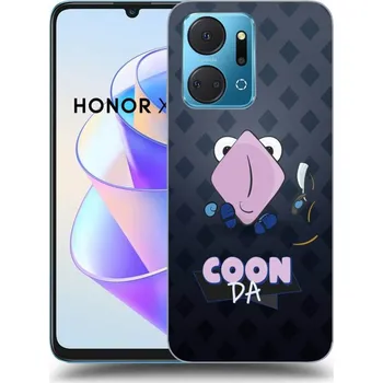 Pouzdro na mobilní telefon Picasee silikonový průhledný obal pro Honor X7a - COONDA holátko - tmavá