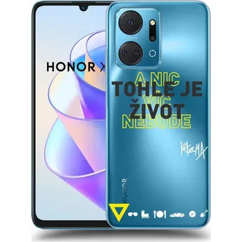 Pouzdro na mobilní telefon Picasee silikonový průhledný obal pro Honor X7a - Kazma - TOHLE JE ŽIVOT A NIC VÍC NEBUDE
