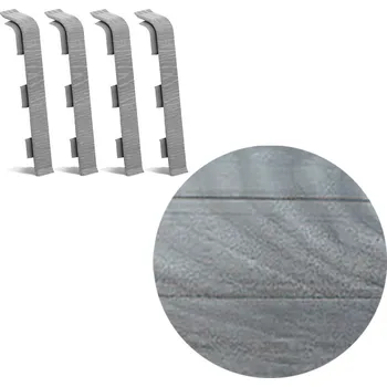 Podlahová lišta SALAG AP28/1 spojka k soklové liště SG75, PVC Dub bergenský, 2 ks