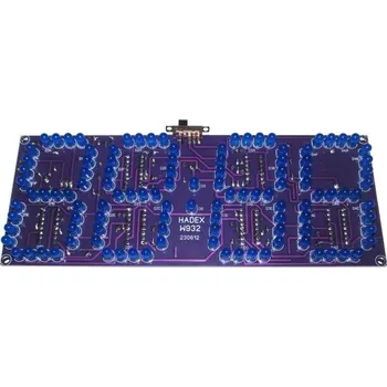 Síťový kabel Digitální hodiny LED modrá STAVEBNICE