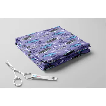 Softshell s beránkem, Závodní auta Barva: Fialová