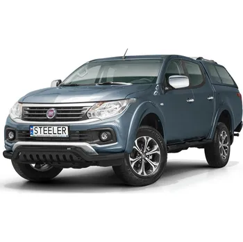 Tuning Přední trubkový rám se spodním chráničem, Fiat Fullback, 2015- , s EC homologací, Black (FULLBACK-L1570-08-B)