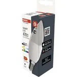 EMOS Chytrá LED žárovka GoSmart svíčka / E14 / 4,8 W (40 W) / 470lm / RGB / stmívatelná / Wi-Fi ZQW322R