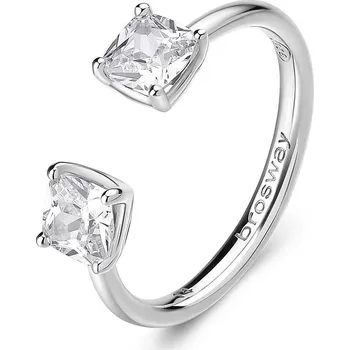 Prsten Brosway Otevřený stříbrný prsten Fancy Infinite White FIW16 50 mm + 2 měsíce na vrácení zboží