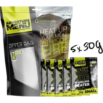 Samoohřevný set 5 x 30 g + Zipper Bag, Adventure Menu