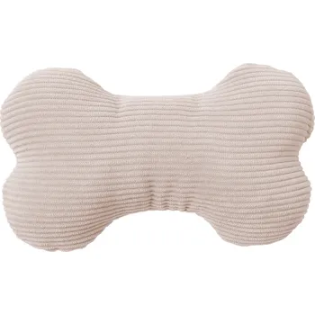 Hračka pro psa FuzzYard Life plyšová hračka kost krémová L