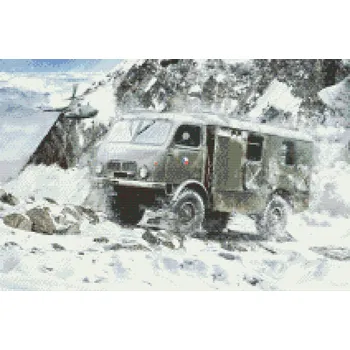 Diamantové malování Diamantové malování - Tatra 805 Velikost: 40x60cm, Rámování: Pouze srolované plátno, Diamanty: Čtvercové