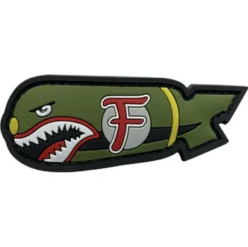 Nášivka PVC nášivka F Bomb Shark