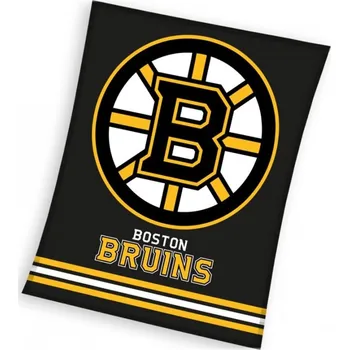 Dětská deka Carbotex • Coral fleece deka NHL Boston Bruins - 150 x 200 cm