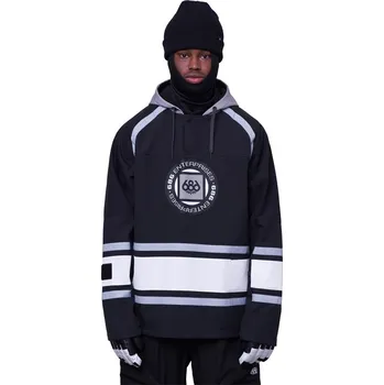 Pánská mikina 686 mikina - Mens Waterproof Slapshot Hoody Black Colorblock (BLCB) velikost: L