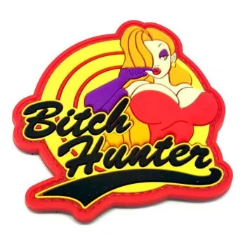 Nášivka PVC nášivka 3D Bitch Hunter, Barevná