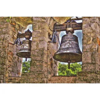 Diamantové malování Diamantové malování - Bronzové zvony Malopolsko Velikost: 40x60cm, Rámování: Pouze srolované plátno, Diamanty: Čtvercové