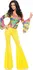 Karnevalový kostým Smiffys Dámský kostým Groovy Babe Hippie 70. léta žlutý