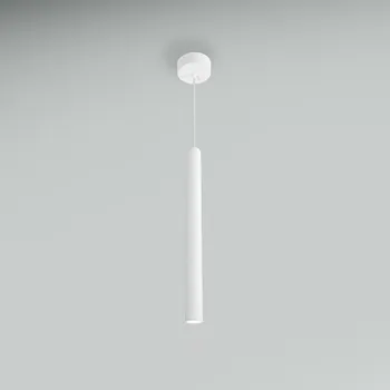 CENTURY Závěsné LED svítidlo STYLO válcové bílé 33x500mm 5W 230V 60d 4000K IP20 závěs 150cm