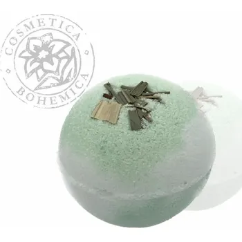 bomba do koupele Cosmetica Bohemica - Šumivá koule do vany Zelený čaj 100g