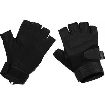 MFH Taktické rukavice bezprsté černé L