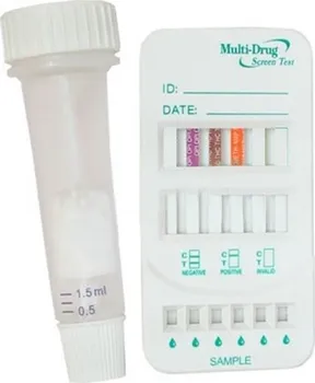 Diagnostický test IVD Biotech Multi drogový test ze slin na 3 drogy THC/MET/MOP 1 ks