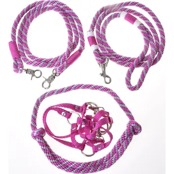 Hobby horsing Set Start Růžový (ohlávka + nákrčník + vodítko + otěže) Velikost: M