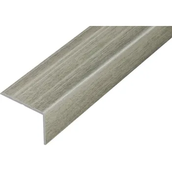 přechodová lišta ACARA AP5 schodová lišta samolepící, hliník + fólie dub Denver, 20 mm, 0,9 m AAHAF B253120-SK/0,9