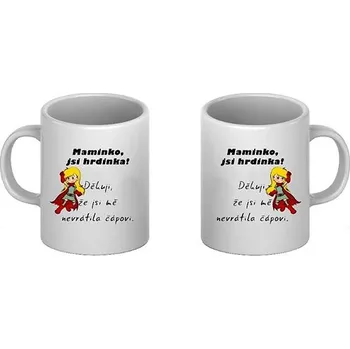 Banalita Hrnek pro maminku - Maminko jsi hrdinka! - 450 ml